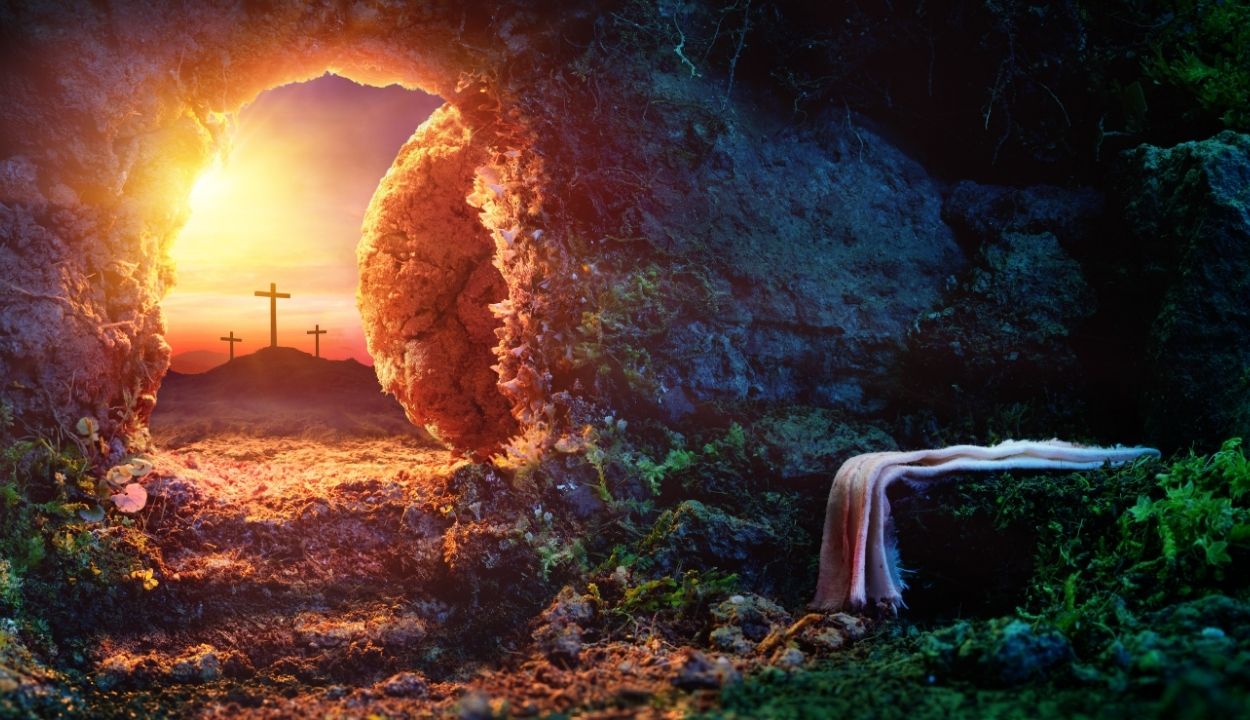 tumba de Jesus vazia - Jesus ressuscitou no terceiro dia